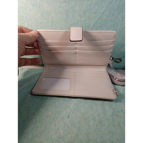 Steve Madden wallet/crossbody Pink Cream NWOT - Picture 5 of 6